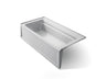 Archer® 72" x 36" alcove bath, left drain