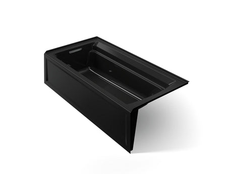 Archer® 72" x 36" alcove bath with Bask® heated surface, left drain