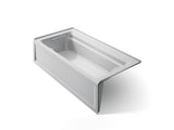 Archer® 72" x 36" alcove bath with Bask® heated surface, left drain
