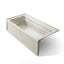 Archer® 72" x 36" alcove bath with Bask® heated surface, left drain