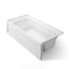 Archer® 72" x 36" alcove bath with Bask® heated surface, alcove, right drain