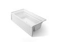 Archer® 72" x 36" alcove bath with Bask® heated surface, alcove, right drain