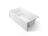 Archer® 72" x 36" alcove bath with Bask® heated surface, alcove, right drain