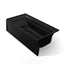 Archer® 72" x 36" alcove bath with Bask® heated surface, alcove, right drain