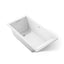 Underscore® 66" x 36" drop-in bath with Bask® heated surface