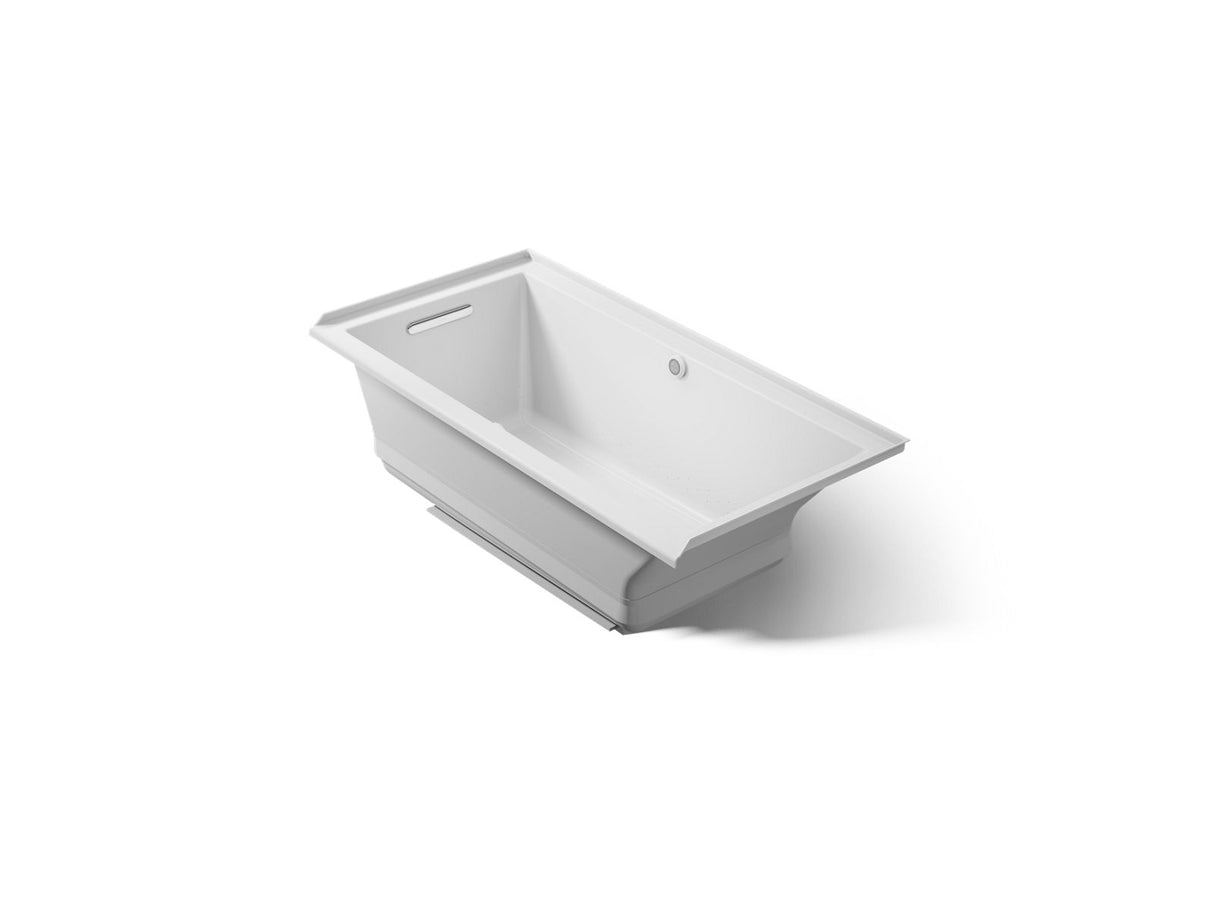 Underscore® 60" x 30" alcove Heated BubbleMassage™ air bath with Bask®, left drain