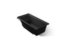 Underscore® 60" x 30" alcove Heated BubbleMassage™ air bath, right drain