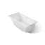 Underscore® 60" x 30" alcove Heated BubbleMassage™ air bath with Bask®, right drain