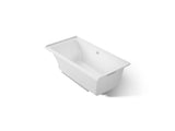 Underscore® 60" x 30" alcove Heated BubbleMassage™ air bath with Bask®, right drain