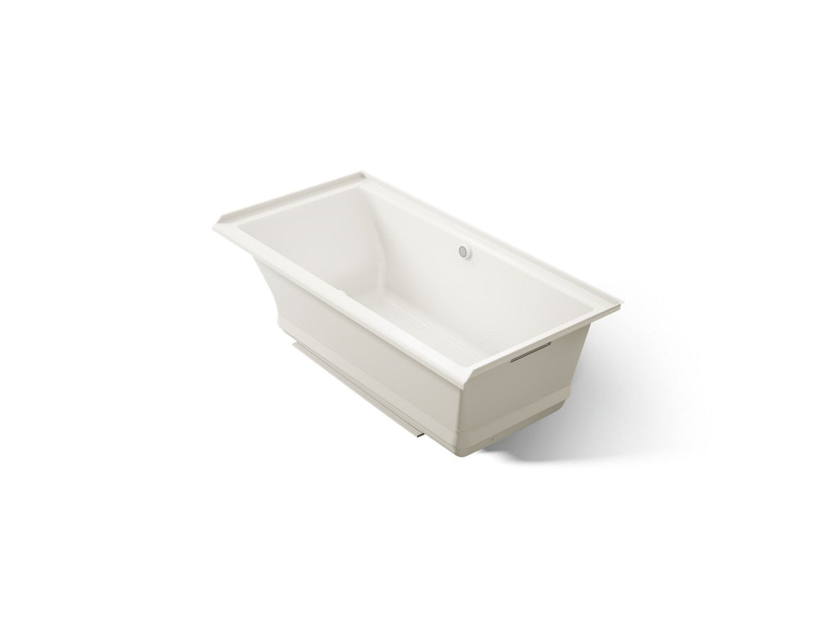 Underscore® 60" x 30" alcove Heated BubbleMassage™ air bath with Bask®, right drain