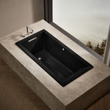 Underscore® 60" x 30" drop-in Heated BubbleMassage™ air bath