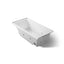Underscore® 60" x 30" drop-in/alcove heated whirlpool bath, right drain