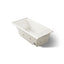 Underscore® 60" x 30" drop-in/alcove heated whirlpool bath, right drain