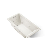 Underscore® 60" x 30" drop-in Heated BubbleMassage™ air bath with whirlpool