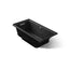 Underscore® 60" x 30" alcove Heated BubbleMassage™ air bath with whirlpool, left drain