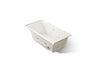 Underscore® 60" x 30" alcove Heated BubbleMassage™ air bath with whirlpool, right drain