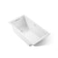 Underscore® 60" x 32" drop-in Heated BubbleMassage™ air bath with Bask® heated surface