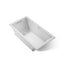Underscore® 60" x 32" drop-in Heated BubbleMassage™ air bath with Bask® heated surface