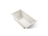 Underscore® 60" x 32" drop-in Heated BubbleMassage™ air bath with Bask® heated surface
