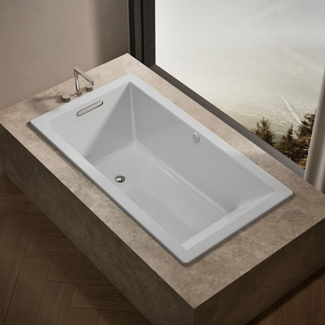 Underscore® 66" x 36" drop-in Heated BubbleMassage™ air bath