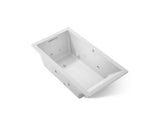 Underscore® 66" x 36" drop-in Heated BubbleMassage™ air bath with whirlpool
