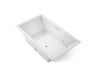 Underscore® 72" x 42" drop-in heated whirlpool bath