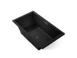 Underscore® 72" x 42" drop-in heated whirlpool bath
