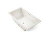 Underscore® 72" x 42" drop-in heated whirlpool bath