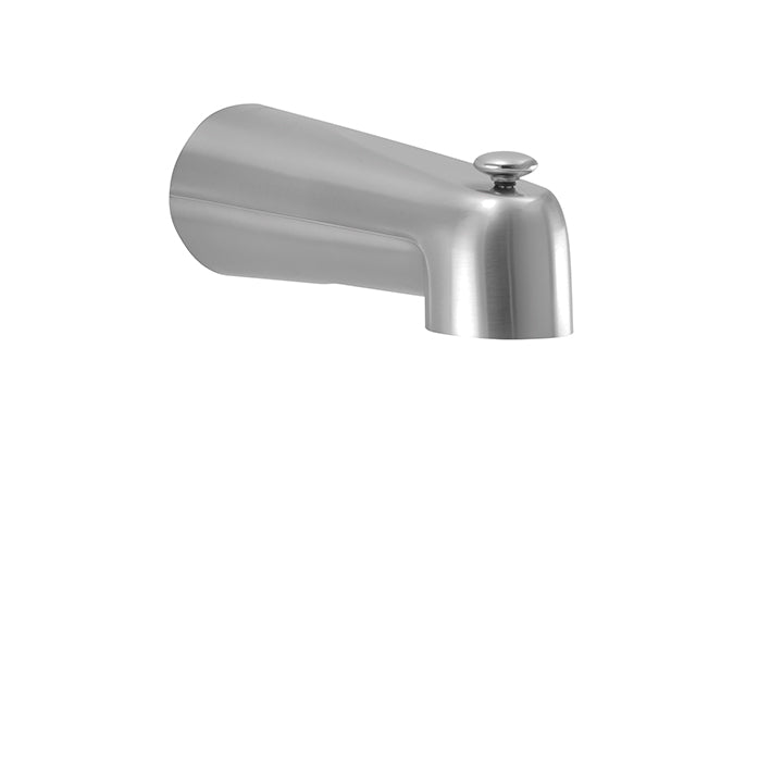 7" round tub spout with diverter