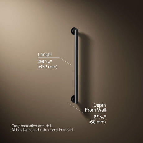 Purist® 24" grab bar