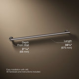 Purist® 36" grab bar