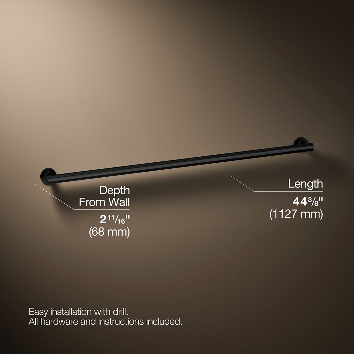 Purist® 42" grab bar