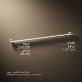 Purist® 42" grab bar