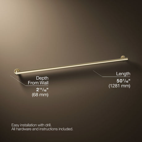 Purist® 48" grab bar