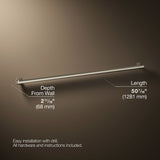 Purist® 48" grab bar