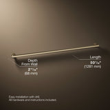 Purist® 48" grab bar