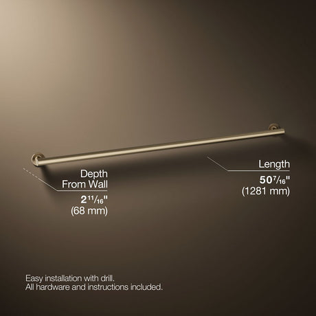 Purist® 48" grab bar