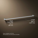 Purist® 48" grab bar