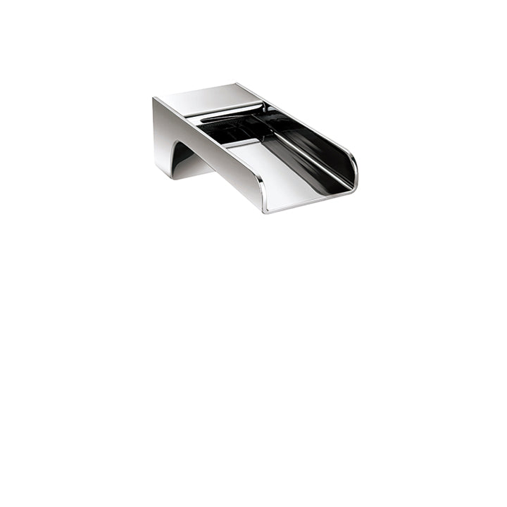 7" square wallmount cascading tub spout