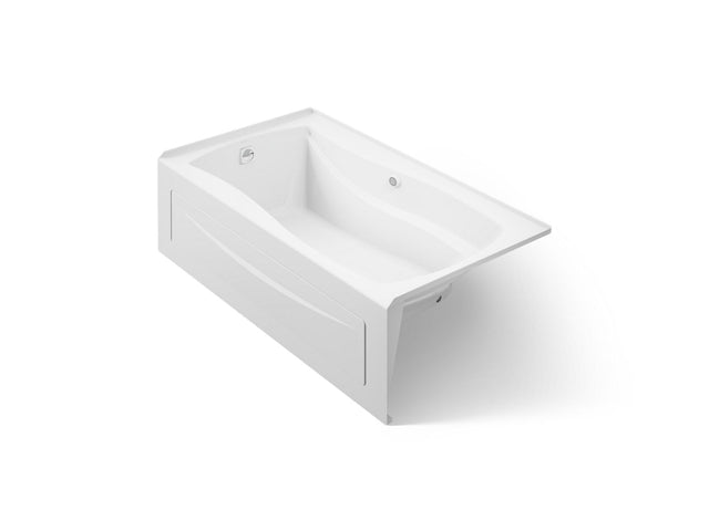 Mariposa® 66" x 36" alcove whirlpool with alcove, left drain