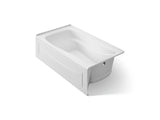 Mariposa® 66" x 36" alcove Heated BubbleMassage™ air bath, right drain