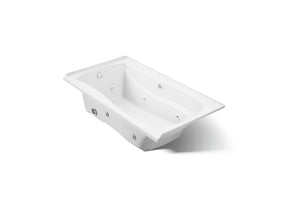 Mariposa® 66" x 36" alcove whirlpool, left drain