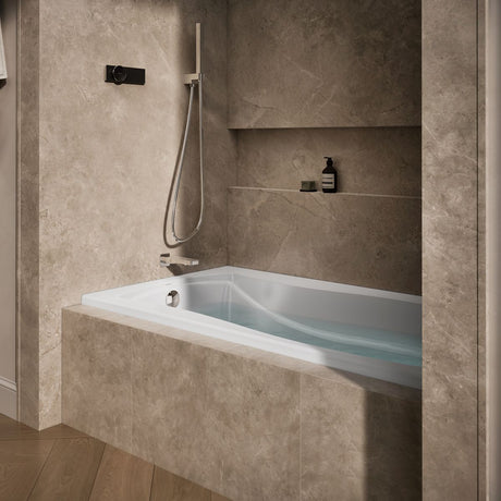 Mariposa® 66" x 36" alcove bath, left drain