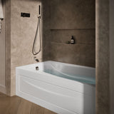 Mariposa® 66" x 36" alcove bath, left drain