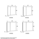 BV2426 Medicine Cabinet in Chrome