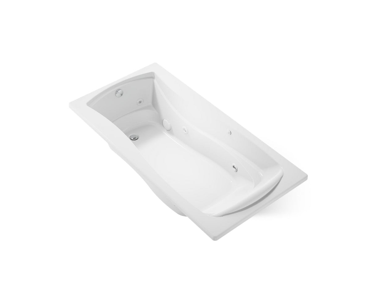Mariposa® 72" x 36" drop-in whirlpool bath