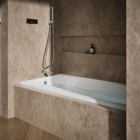 Mariposa® 72" x 36" alcove bath, left drain