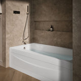 Mariposa® 72" x 36" alcove bath, left drain