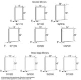 SV2430 Medicine Cabinet in Chrome