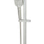 Aquabrass Square Shower Rail Set, 3-Function Push Button - image 3